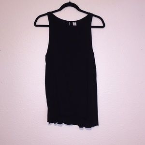 Black Rayon Tank